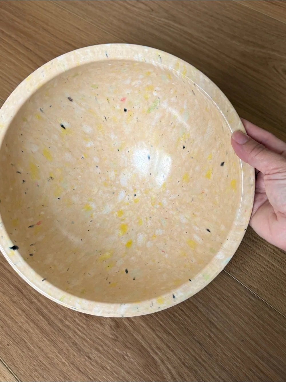 Vintage Texas Ware MCM 118 Confetti Splatter Malamine Mixing Bowl 10